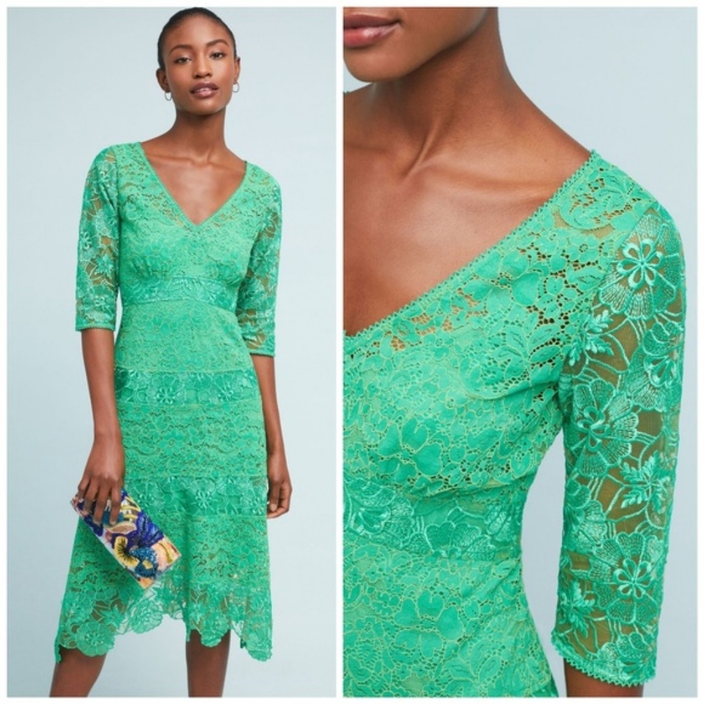 Plenty by Tracey Reese for Anthropologie Angelica Lace Midi dress - Picture 3 of 12